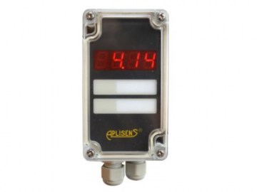The Aplisens WW-11N indicator display can be used with any device having the output signal of 4...20 mA. The WW-11N has a configurable display range from –999 to 9999. 