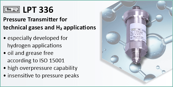 Leitenberger Pressure Transmitter for technical gases, H2, O2, LPT336