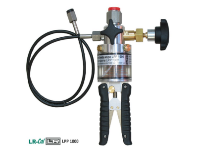 Leitenberger hydraulic pressure test pump model LR-Cal LPP 1000 water and air for calibration