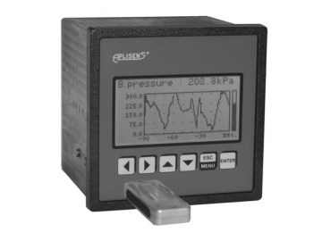 The industrial data logger PMS-90R from Aplisens is designed to record and display current values as well as to present technological parameter in the form of graphs